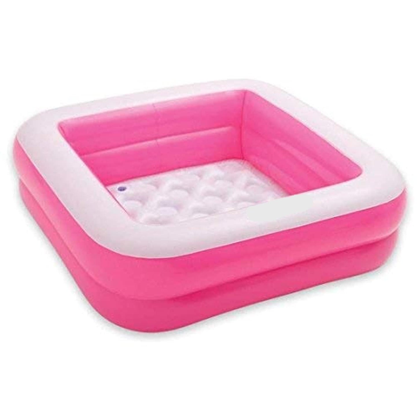 LONGMIRE Inflatable Baby Bath Tub Swimming Pool for Kids 3 Ft Square (Multicolor)