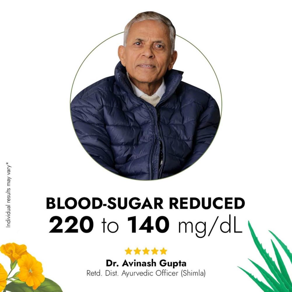 Kapiva Dia Free Juice, 1L | Clinically Proven Diabetic care | Amla, Karela, Jamun, Guduchi & 7 More (Pack of 2)