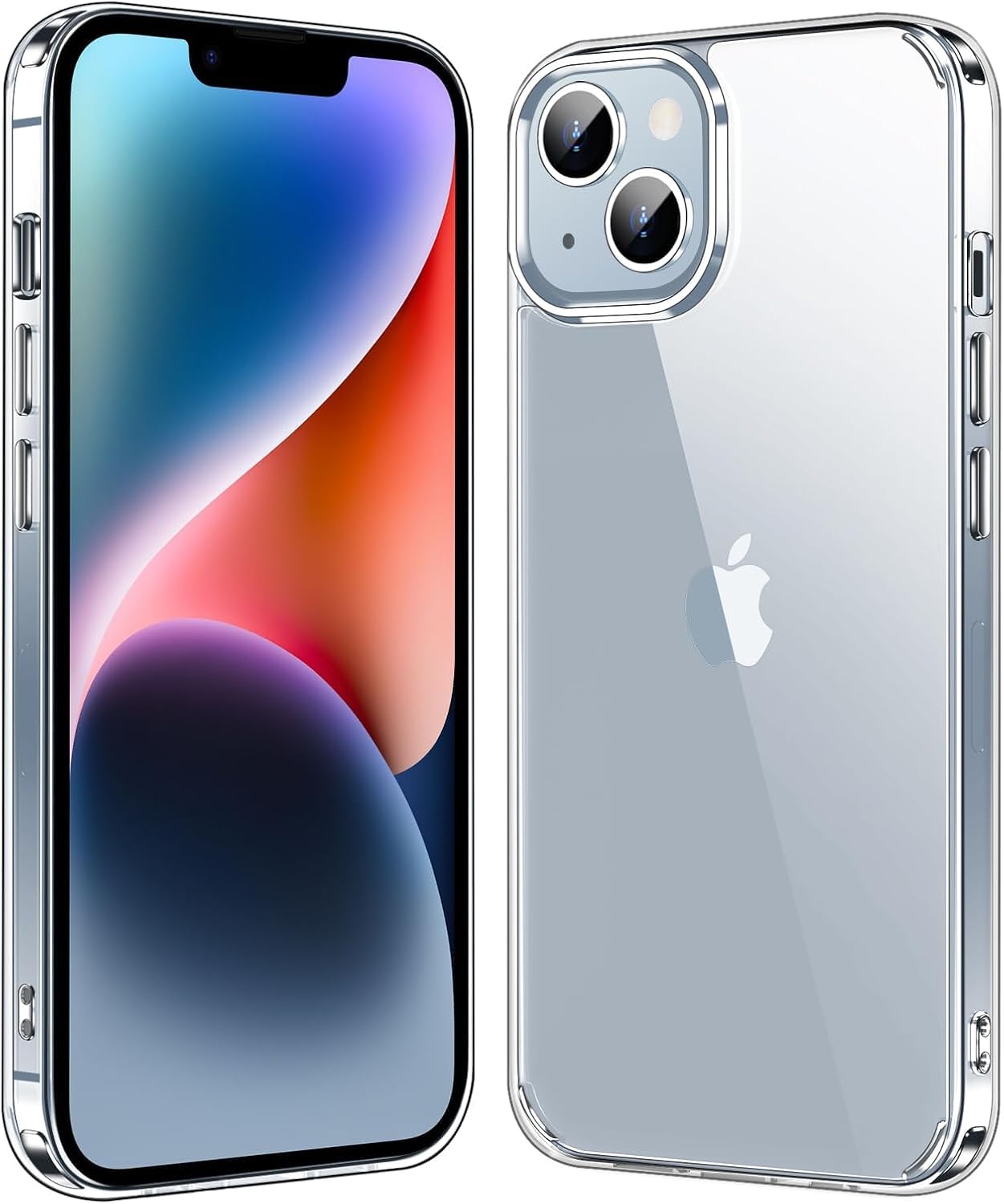 Sounce Shockproof Superior Drop Protection Cover Scratch Resistant Case Premium Armor Magsafe Designed Shield Strong Megnetic Adsorption with Polycarbonate Protection for iPhone 14/13 [Matte Black]
