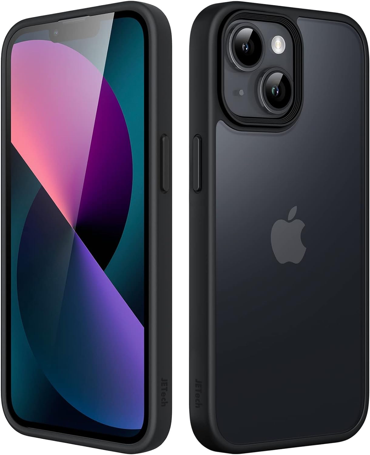 Sounce Shockproof Superior Drop Protection Cover Scratch Resistant Case Premium Armor Magsafe Designed Shield Strong Megnetic Adsorption with Polycarbonate Protection for iPhone 14/13 [Matte Black]