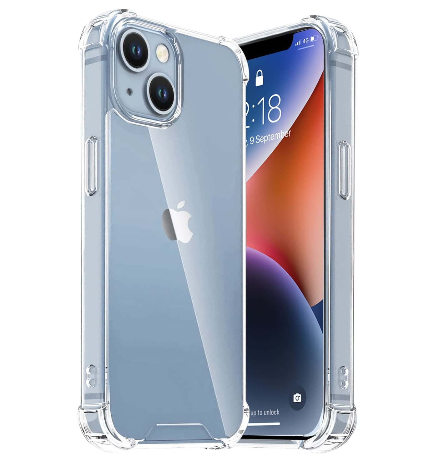 Sounce Shockproof Superior Drop Protection Cover Scratch Resistant Case Premium Armor Magsafe Designed Shield Strong Megnetic Adsorption with Polycarbonate Protection for iPhone 14/13 [Matte Black]