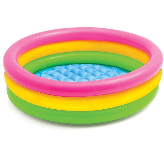 Toyshine 3 Feet Inflatable Kids Pool Bath Pool Tub, Summer Water Fun Bathing Tub Toy for Kids - 34x 10 Inches