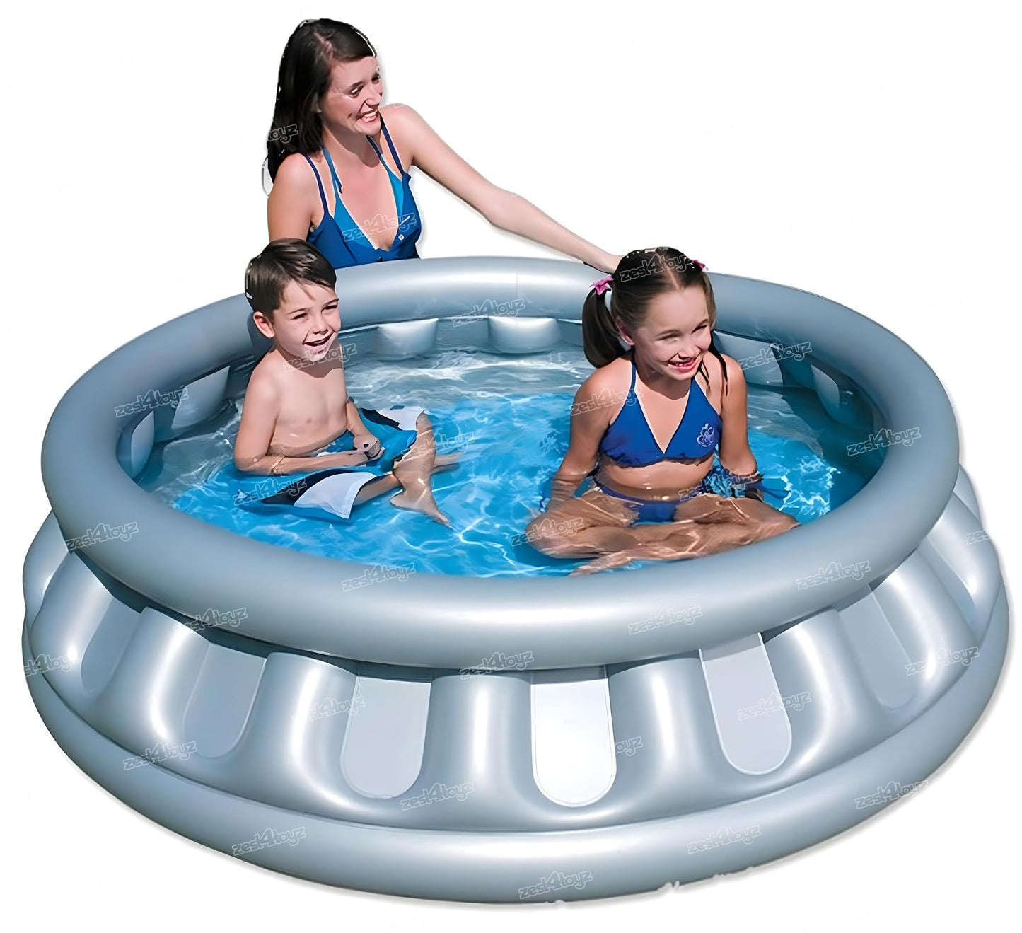Zest 4 Toyz Swimming Pool for Kids Baby Adult Aquababes Bathtub for Indoor Outdoor Play (4 Feet)