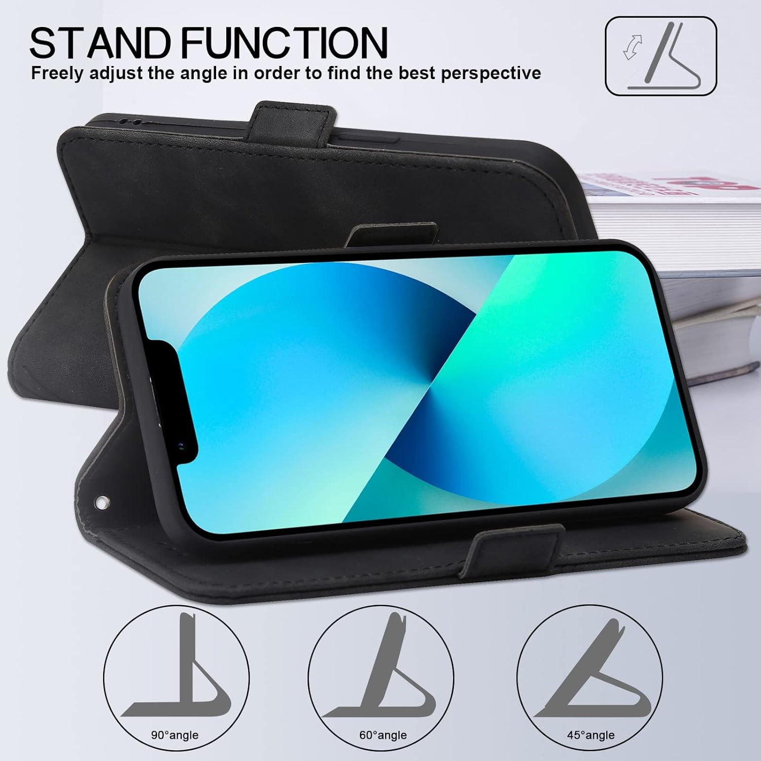 GoldKart Flip Back Cover Case for Samsung Galaxy M05 / A05 / F05 | Dual-Color Leather Finish | Inbuilt Stand & Pockets | Flip Cover for Samsung Galaxy M05 / A05 / F05 (Faux Leather, Brown)