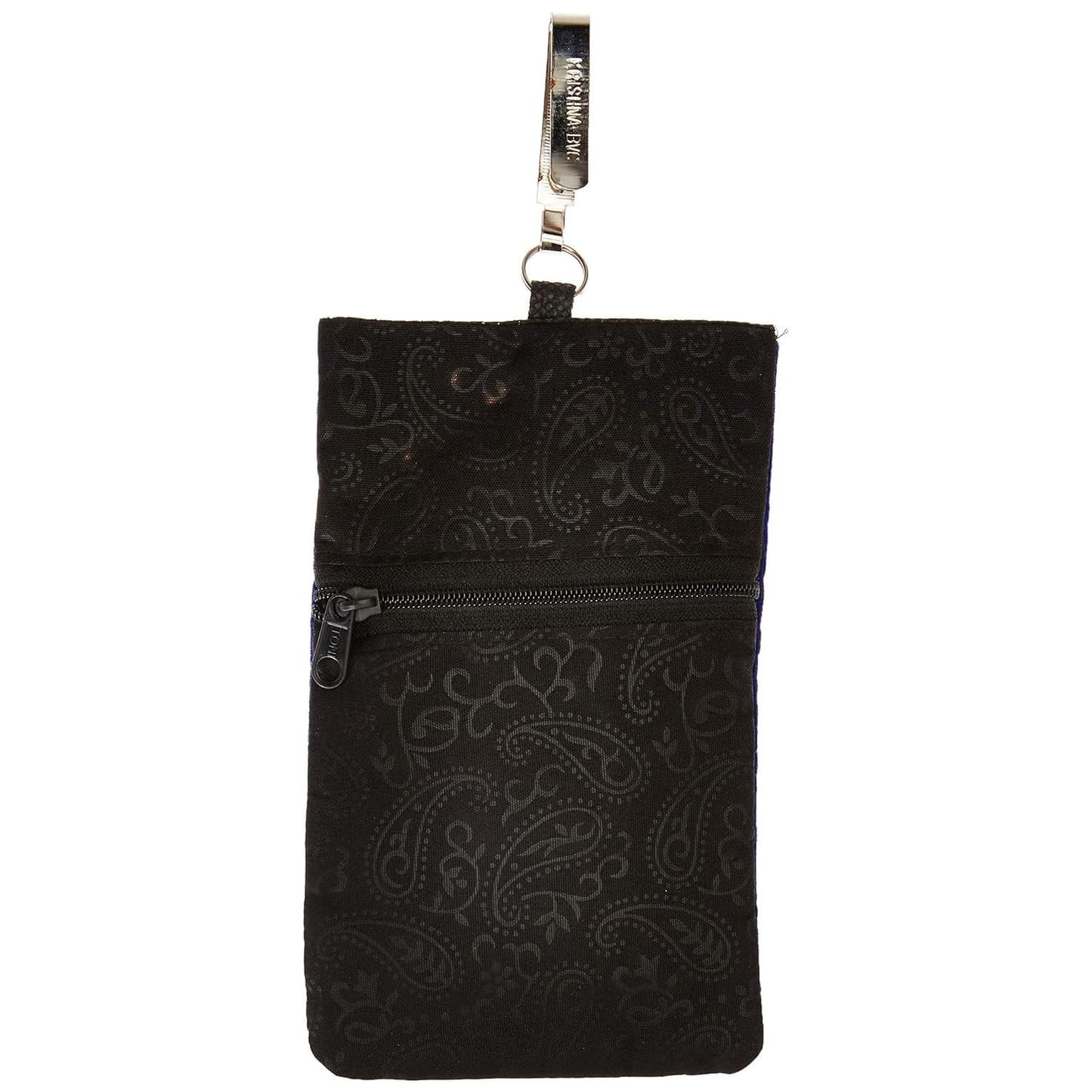 Kuber Industries Mobile Cover | Mobile Cover with Saree Hook | Mobile Bag Pouch for Woman | Wedding Mobile Cover | Embroided Velvet Mobile Cover | Pack of 2 | Assorted