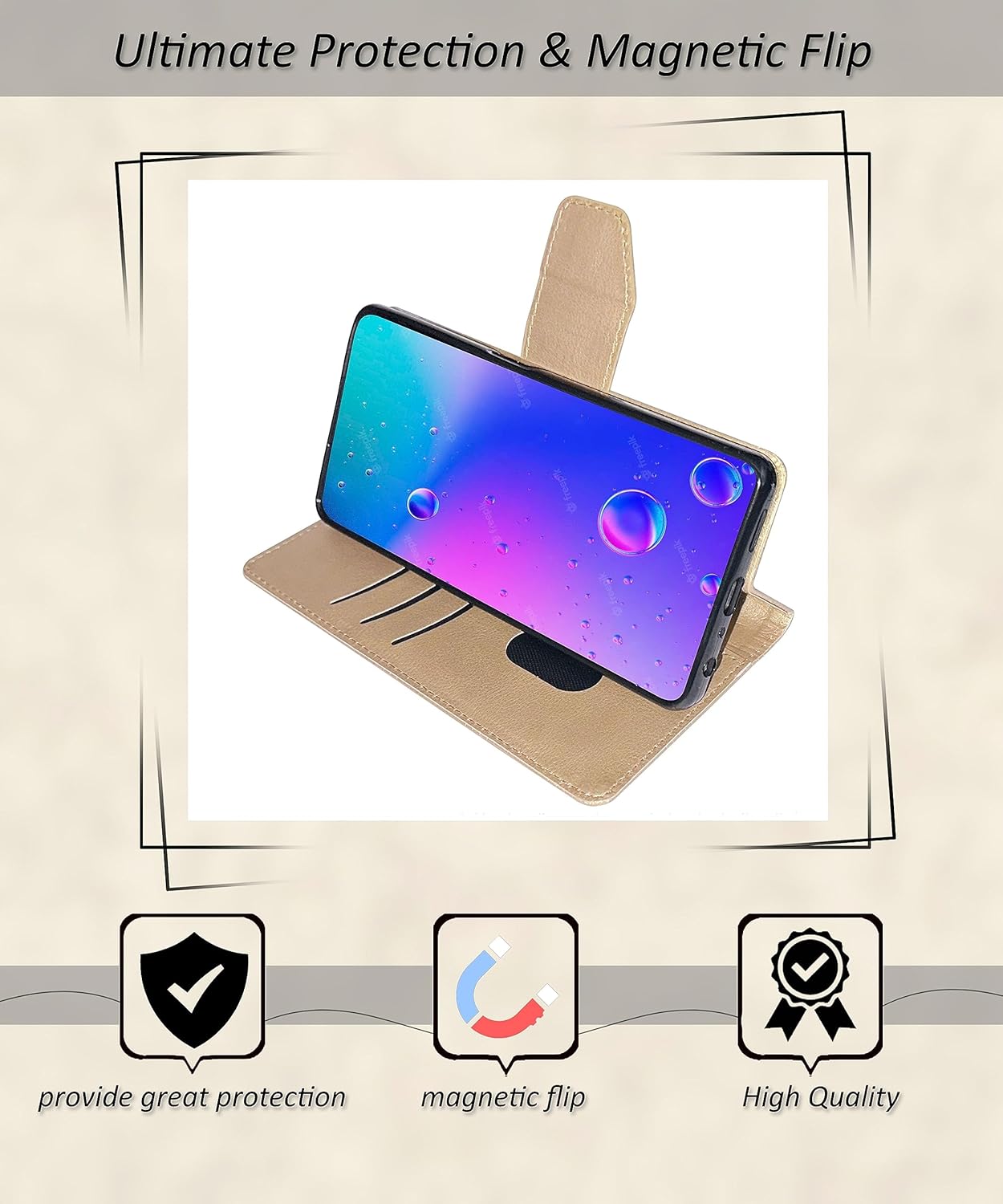 SBMS Flip Cover for Samsung Galaxy M36 5G / Samsung Galaxy F36 5G Back Cover Case with Magnatic Closure | Inbuilt Stand | Card & Money Pocket (MultiGreen)