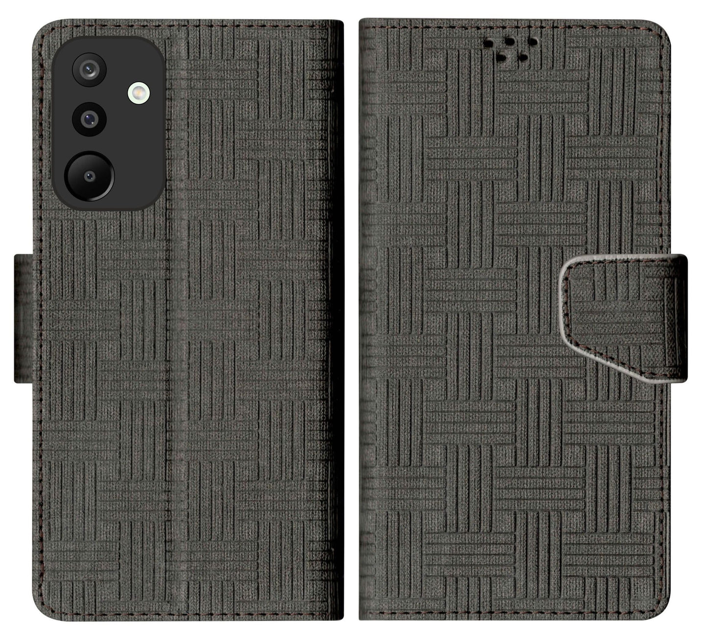 SBMS Flip Cover for Samsung Galaxy M36 5G / Samsung Galaxy F36 5G Back Cover Case with Magnatic Closure | Inbuilt Stand | Card & Money Pocket (MultiGreen)